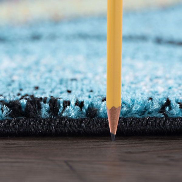 Latitude Run® Weisman Abstract Red/Blue Area Rug & Reviews Wayfair